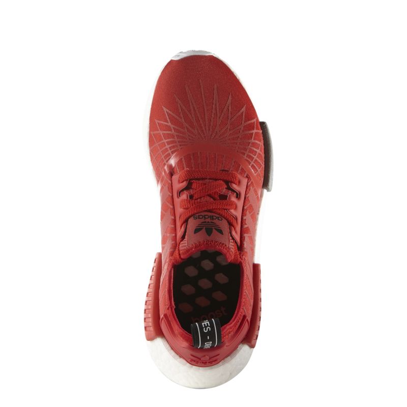 Adidas Originals NMD R1 Lush Red Spider Maze shoes - S79385