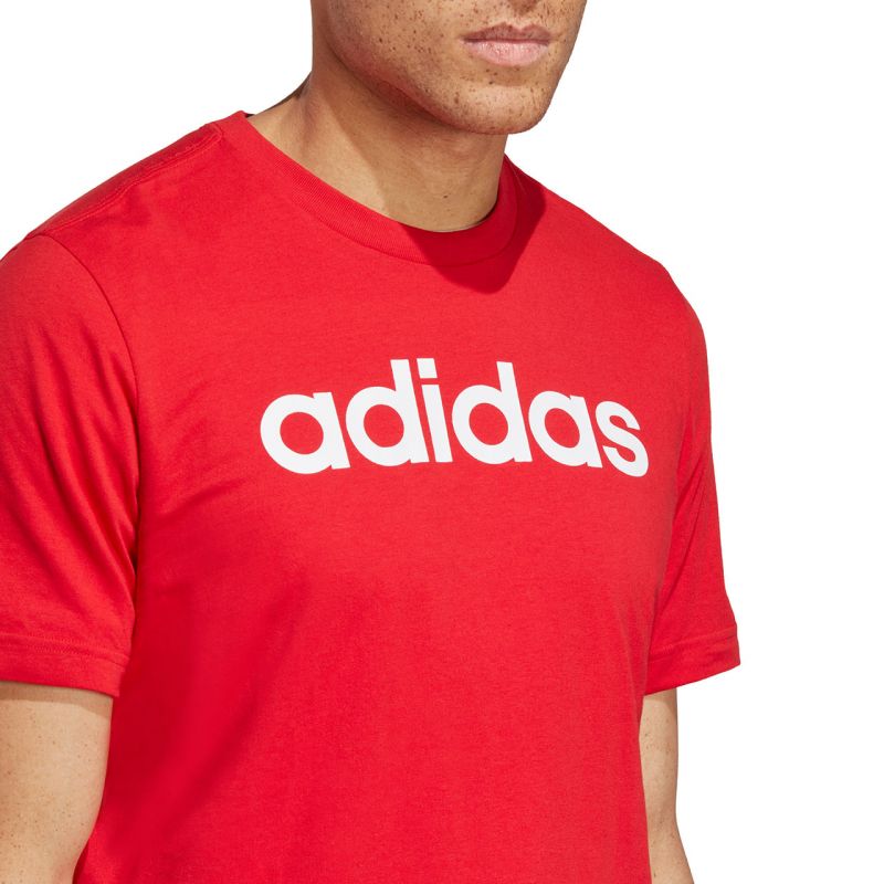 adidas Essentials Single Jersey Logo Lineare Ricamato Uomo IC9278