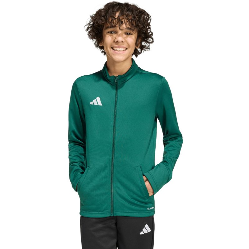 Felpa adidas Entrada 26 Track verde da bambino KE9837