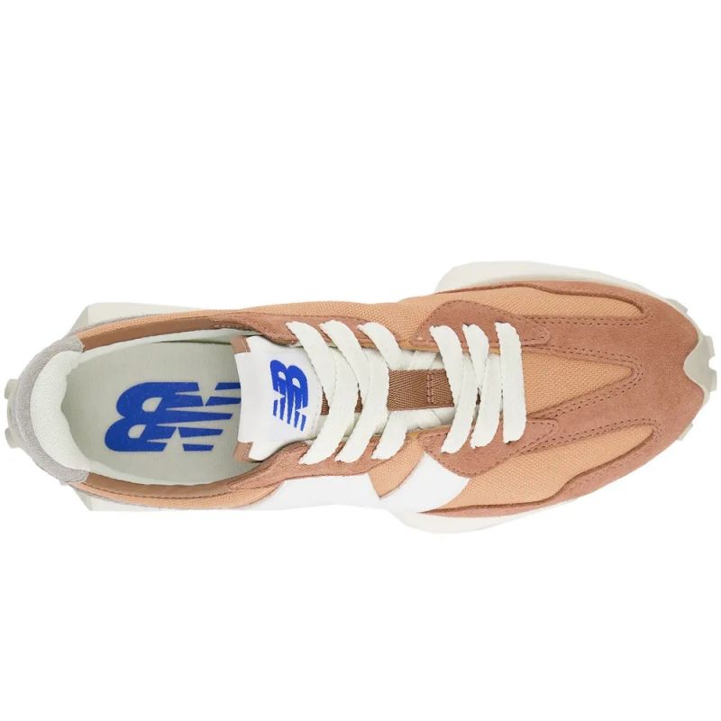 Sneakers New Balance 327, camoscio arancione, scarpe sportive donna/uomo (U327CI)