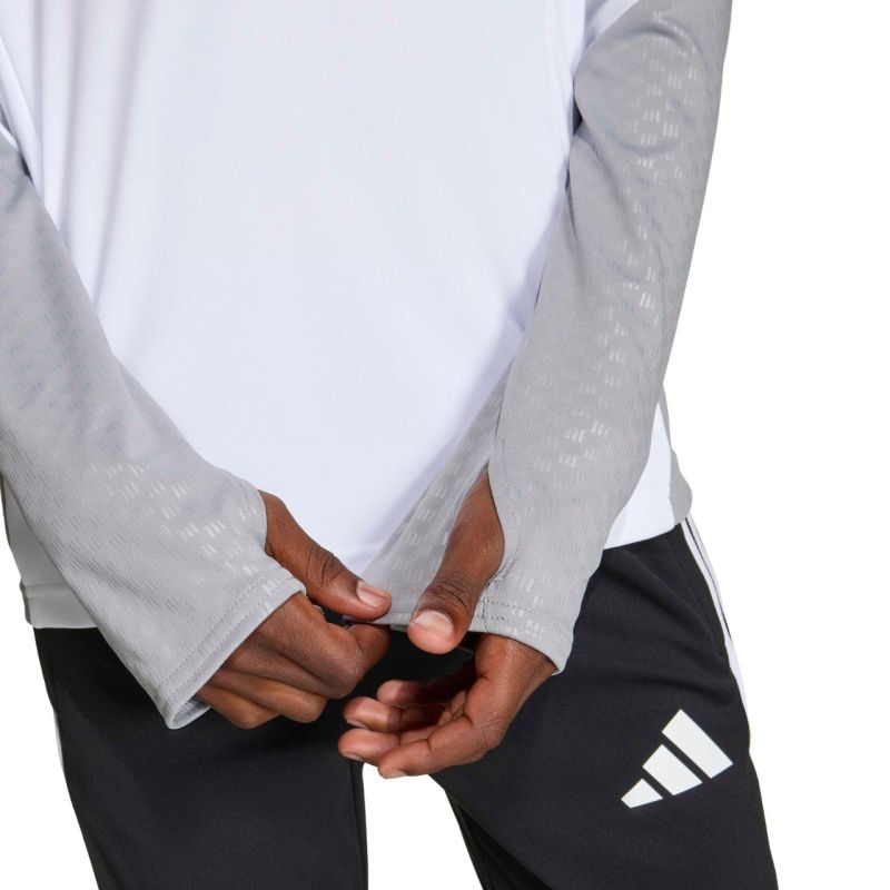 adidas Tiro 26 Competition Training Top for kids, white and gray KA7577
