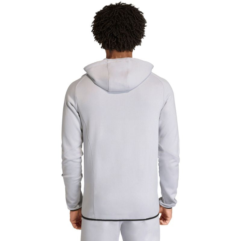 Felpa da viaggio con cappuccio adidas Tiro 26 da uomo grigia KF6077