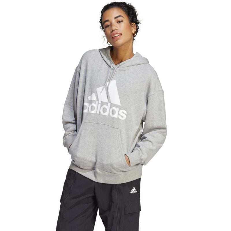 Felpa con cappuccio in spugna oversize adidas Essentials Big Logo W IC9865