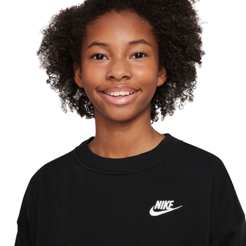 Nike Sportswear Club Fleece Kids' Sweatshirt Black FD2923 010