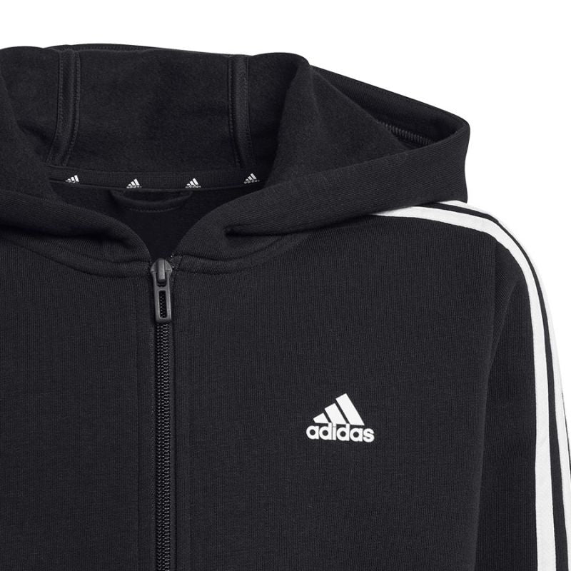 Felpa Adidas 3 Stripes FL Full-Zip Hoody Jr HR6331