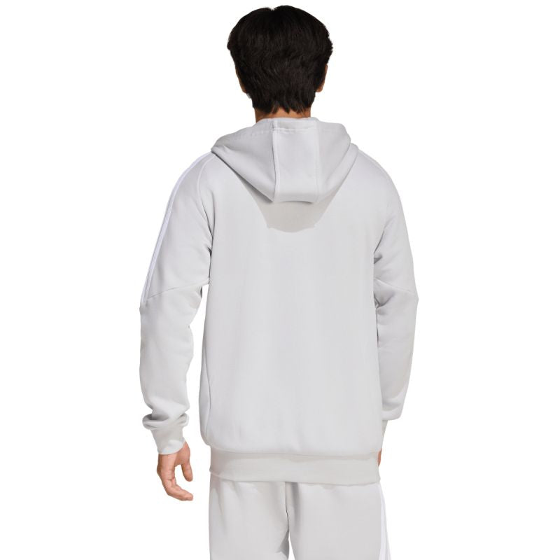 Felpa con cappuccio e zip intera adidas Tiro 26 League da uomo Grigia KF3319