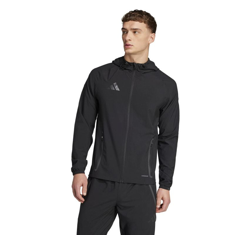 adidas Tiro 25 Competition Vis Tech Travel Hoodie - Black JX9502