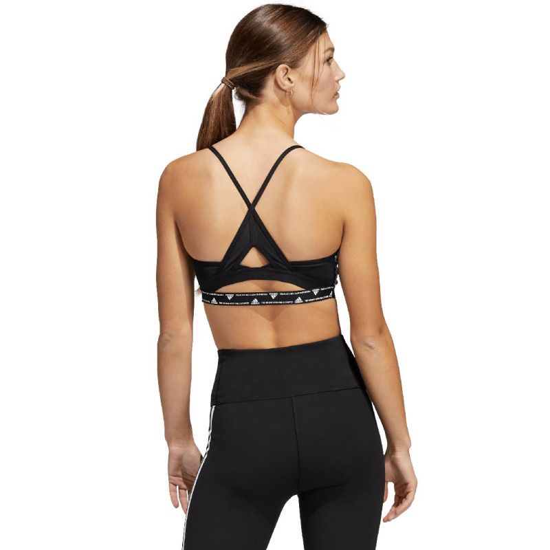 adidas Aeroreact Training Light-Support 3-Stripes Bra W HC7862