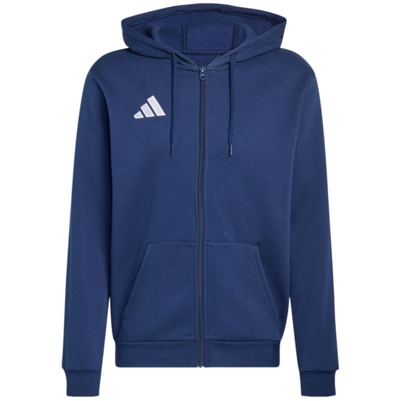 Felpa con cappuccio full zip adidas Entrada 26 da uomo blu navy KF5946