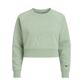 Nike Dri-Fit Fleece Get Fit Lux Crew Felpa Verde - CD4308-321