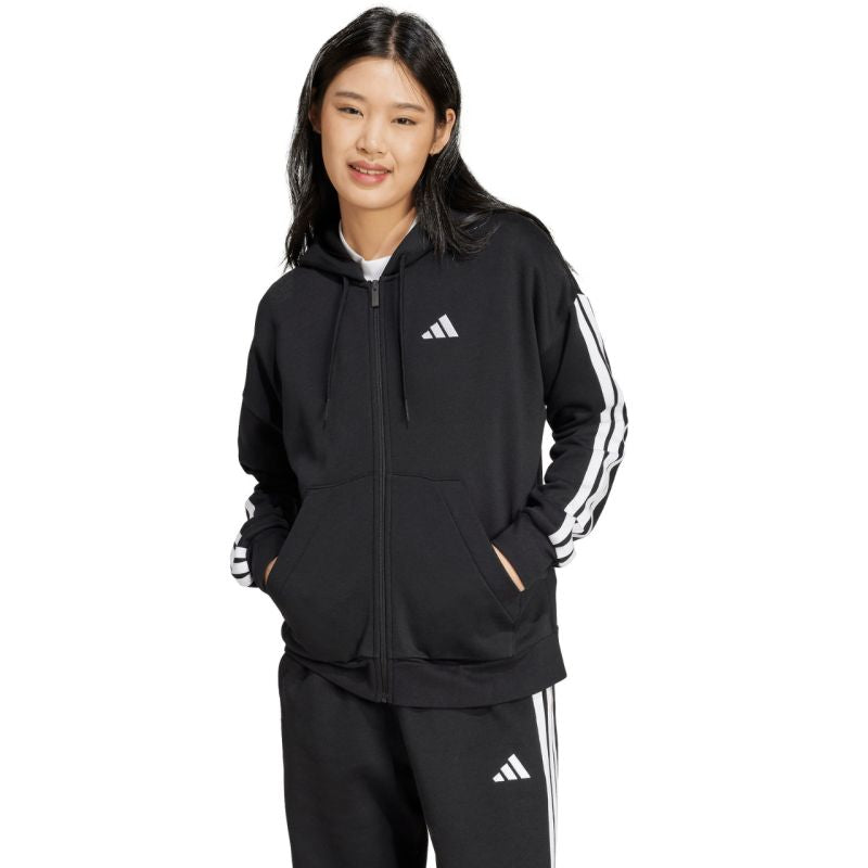adidas Essentials 3 Strisce Full Zip Hoodie W JE1283