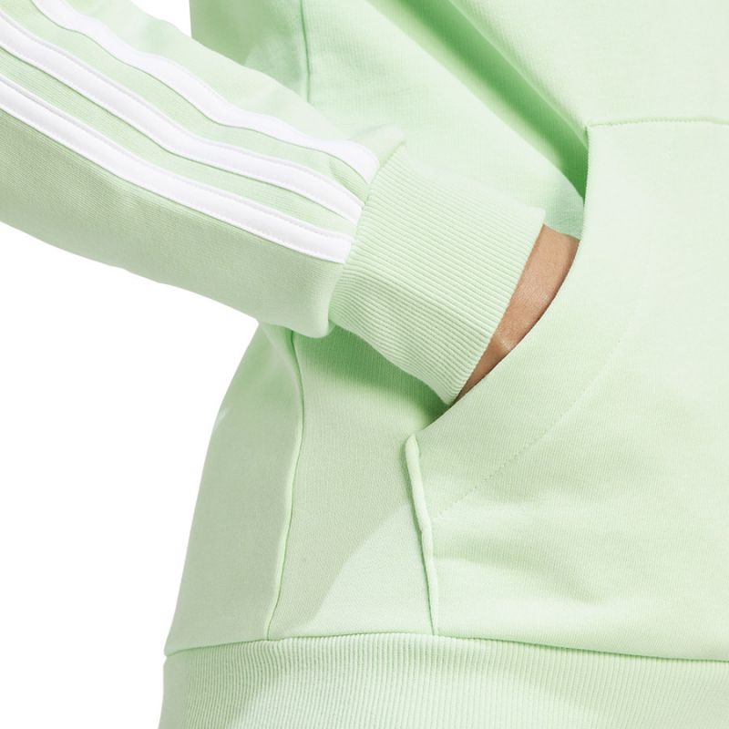adidas Felpa con cappuccio full-zip 3 strisce FL da donna IR6077