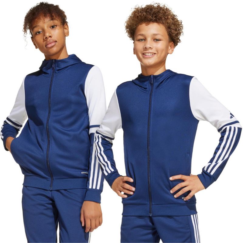 Felpa Adidas Squadra 25 con cappuccio Jr JD4800