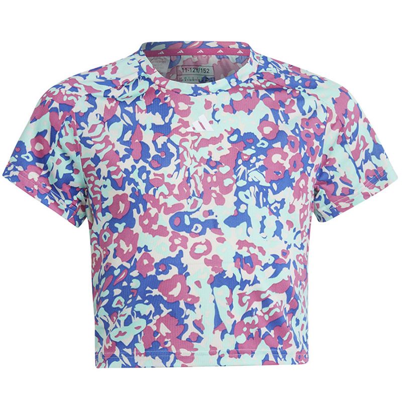 T-shirt adidas TR-ES stampa allover Jr HR5804