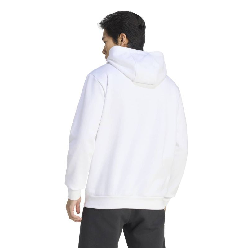 Felpa con cappuccio adidas Entrada 26 da uomo bianca JZ6579