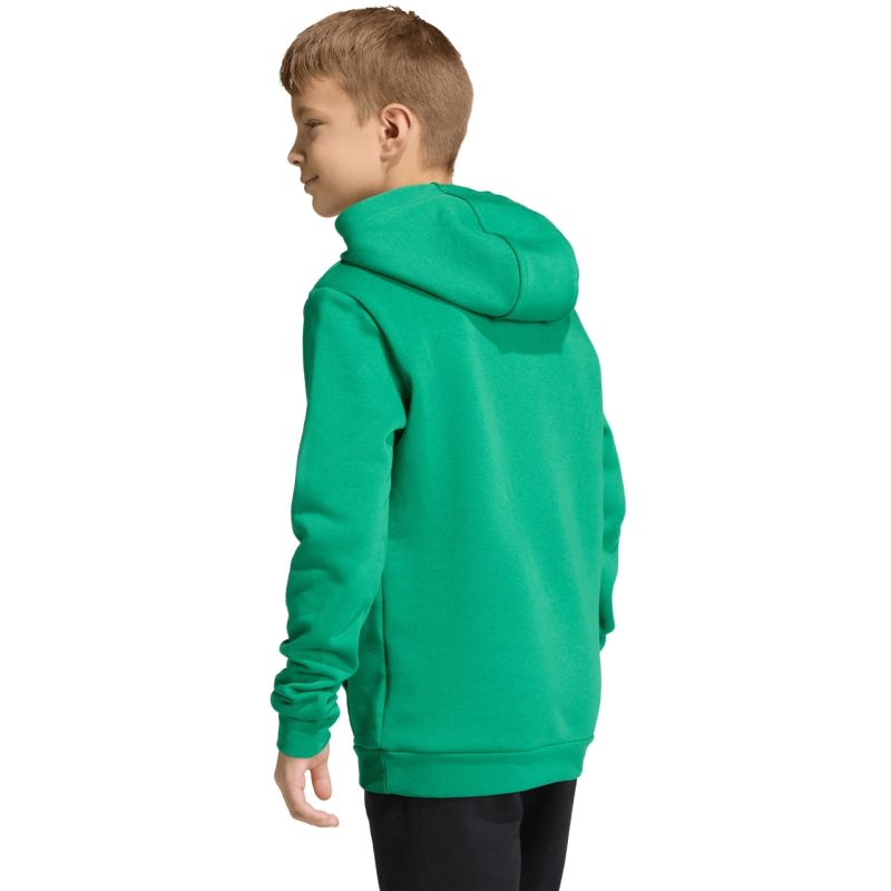 Felpa con cappuccio Adidas Entrada 22 verde JZ6563 per bambini