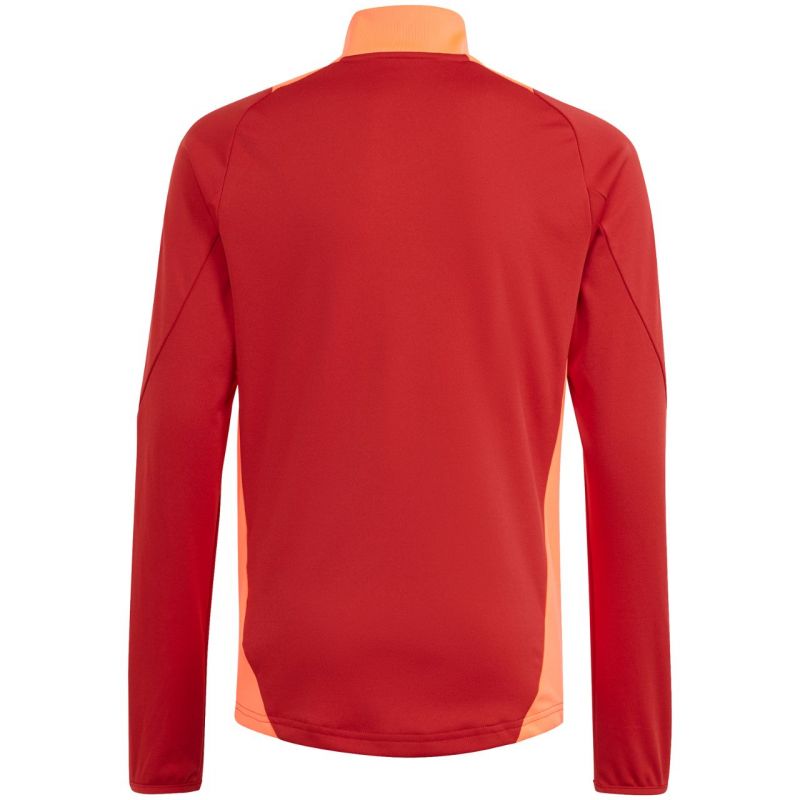 Felpa da allenamento adidas Tiro 24 Competition rosso-arancio IS1652 bambino