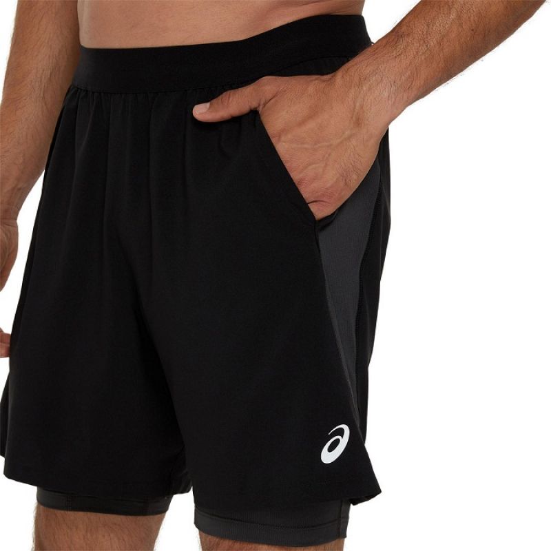Asics Road 2N1 7IN Shorts M 2011D246001
