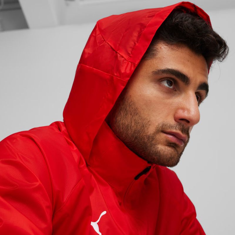 Giacca Puma Team Goal All Weather da uomo rossa 659038 01