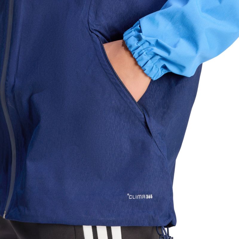 Giacca antipioggia adidas Tiro 26 da uomo blu navy JY8963