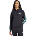 Felpa da uomo adidas Color Script nera KD2265