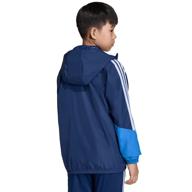 adidas Tiro 26 Competition Giacca Antipioggia per Bambini Blu JL7300