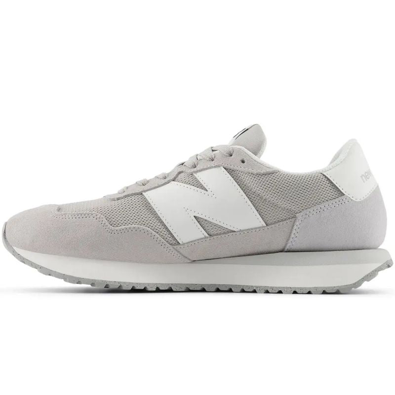 Sneakers New Balance 237 da uomo in pelle scamosciata grigia (MS237LGG)