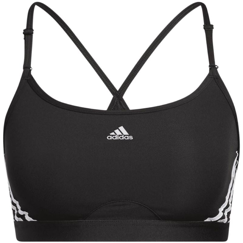 adidas Aeroreact Training Light-Support 3-Stripes Bra W HC7862