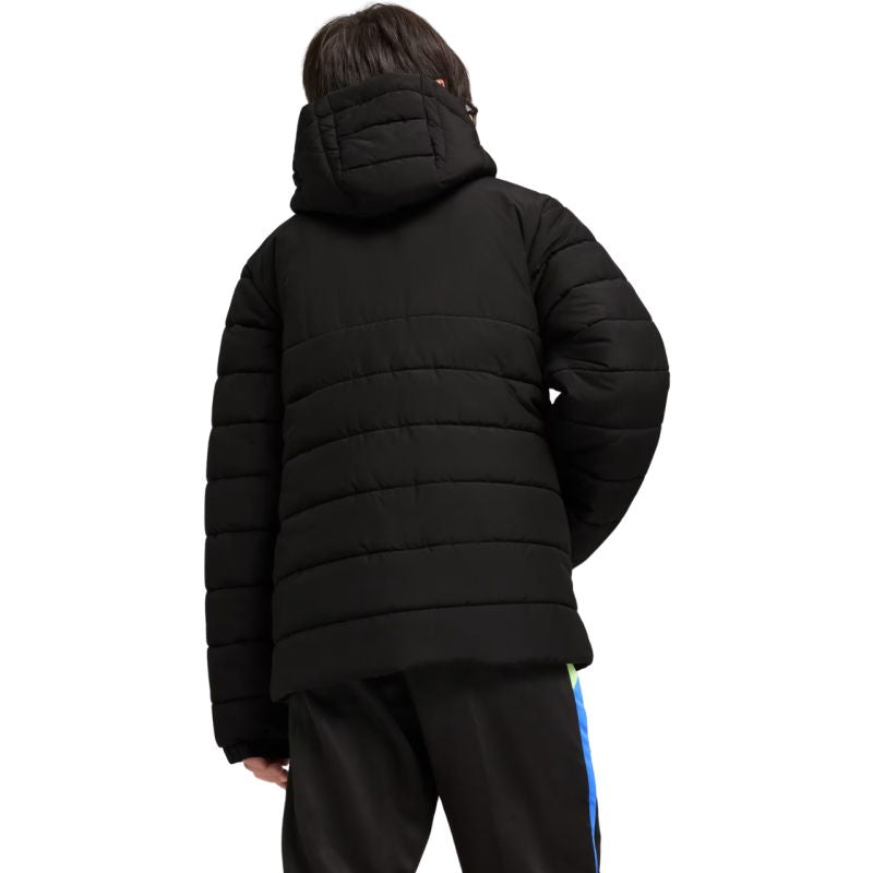 Puma Team Additions Giacca Bambini Imbottita con Cappuccio Nera 659738 03