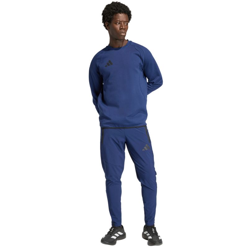 Felpa girocollo da uomo adidas Tiro 26 Travel blu navy KD1145