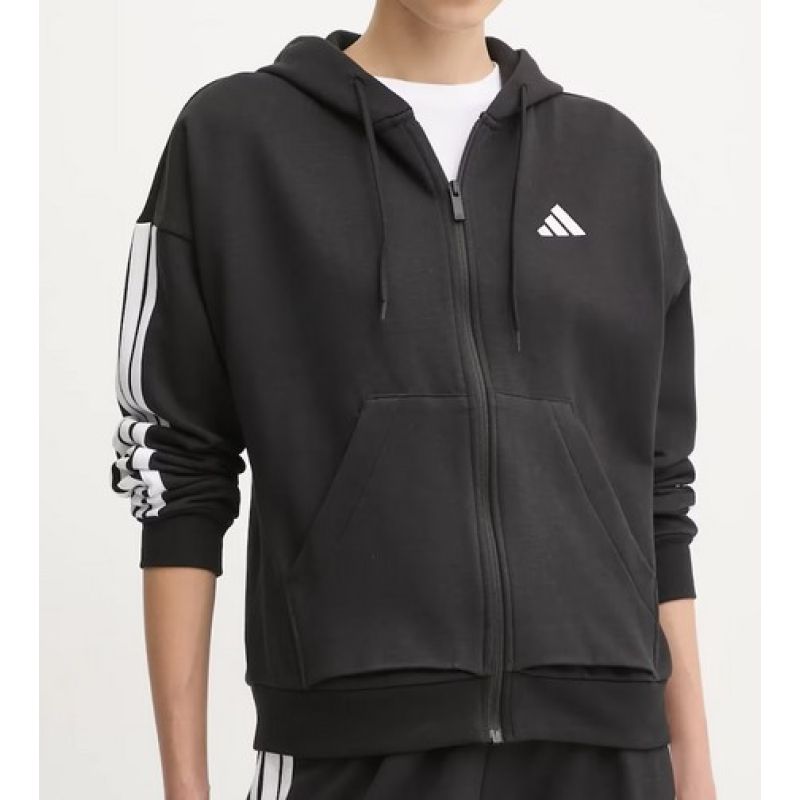 adidas Essentials 3 Strisce Full Zip Hoodie W JE1283