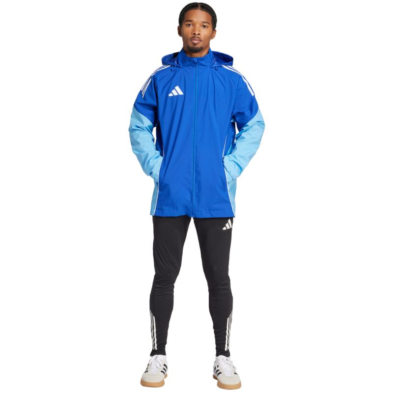 Men's adidas Tiro 25 Competition All-Weather Jacket Blue JI8930