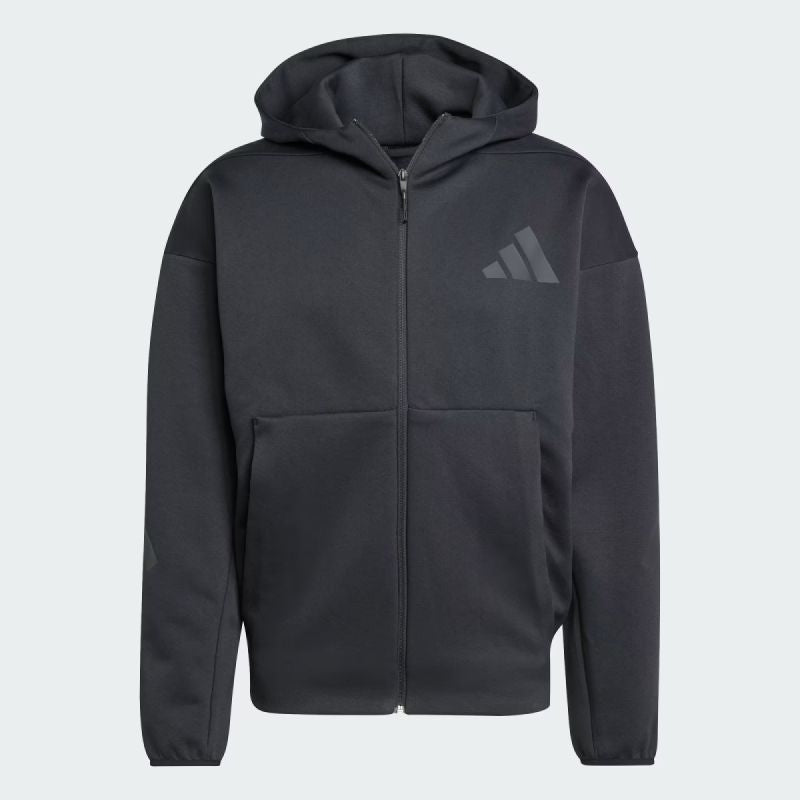 Nuova felpa con cappuccio Full-Zip Adidas ZNE da uomo, colore nero - JE7538