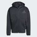 Nuova felpa con cappuccio Full-Zip Adidas ZNE da uomo, colore nero - JE7538