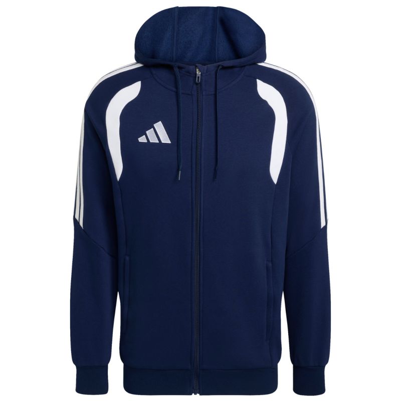 Felpa con cappuccio intera con zip adidas Tiro 26 League da uomo Blu navy KF3320