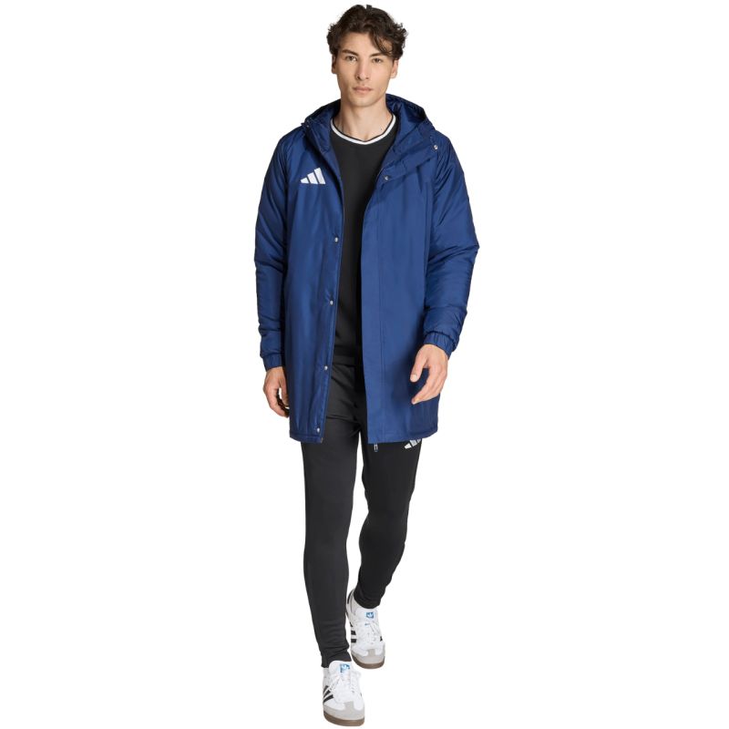 Men's adidas Entrada 26 Stadium Jacket Navy Blue JZ6669