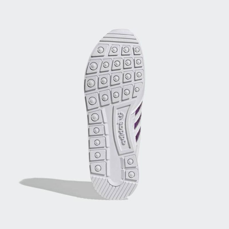 Scarpe da donna Adidas Originals ZX 500 Cloud White/Shock Purple - G55663