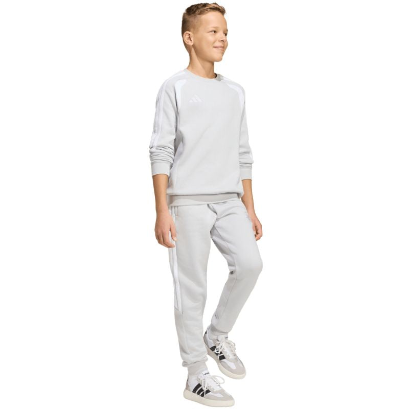adidas Tiro 26 League Sweat Crew gray kids' sweatshirt KF5823