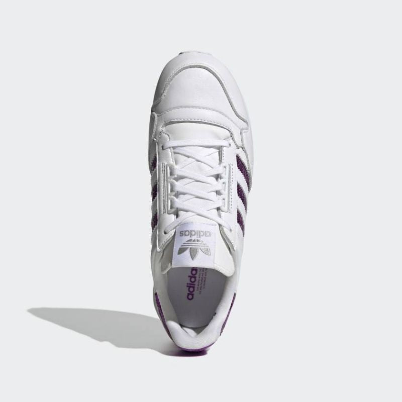 Scarpe da donna Adidas Originals ZX 500 Cloud White/Shock Purple - G55663