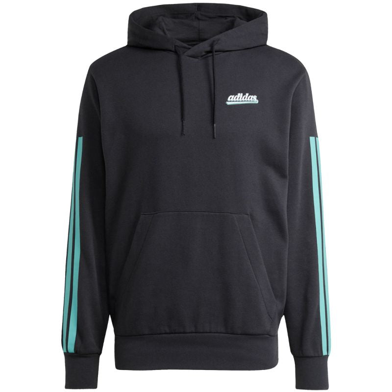 Felpa da uomo adidas Color Script nera KD2265