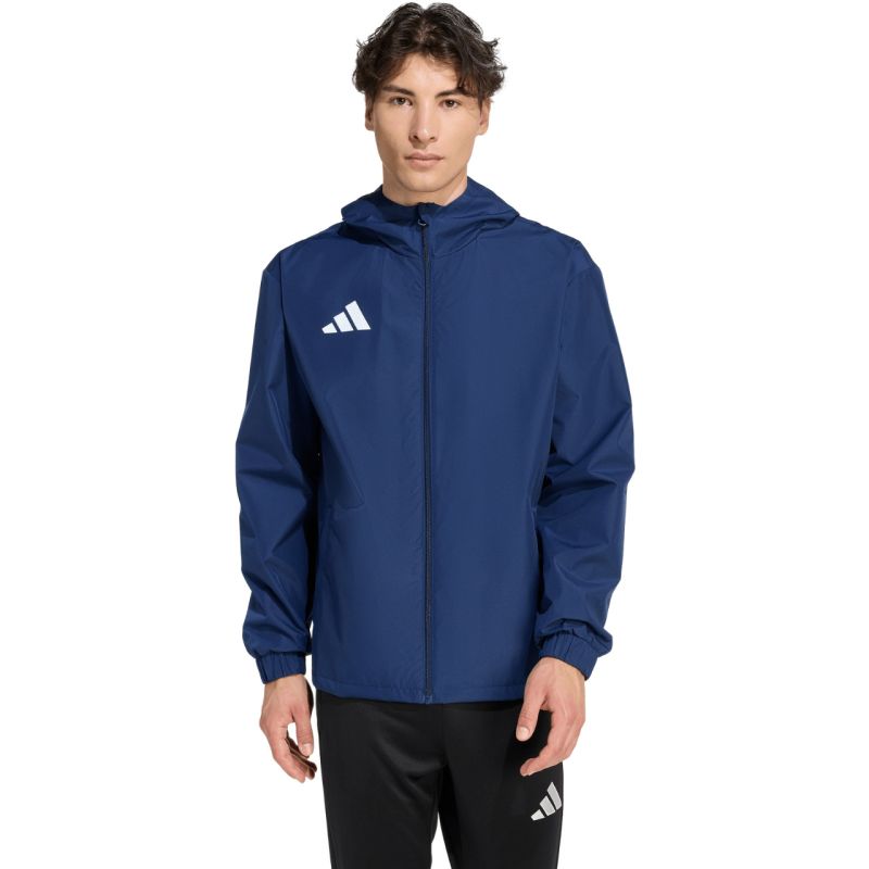 Giacca da uomo adidas Entrada 26 All Weather Blu Scuro JZ9102