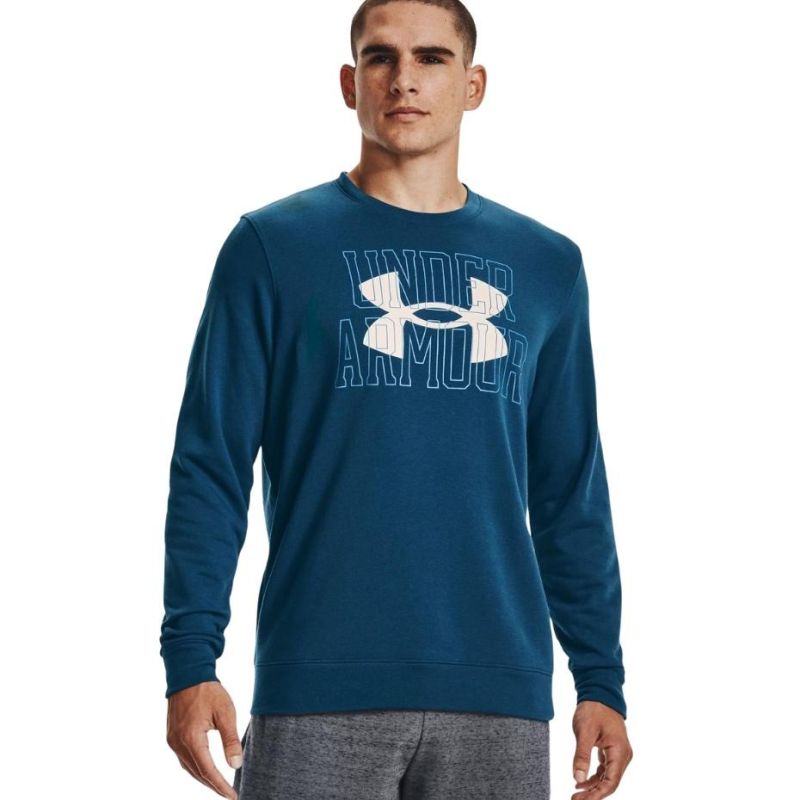 Under Armor UA Rival Terry Logo Crew M 1370391 458 sweatshirt