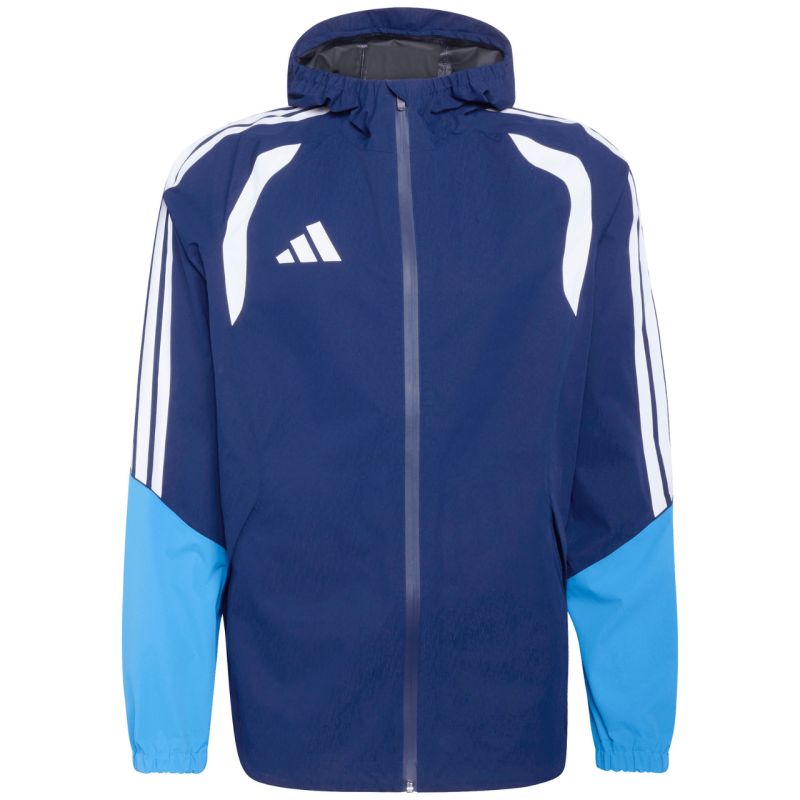 Giacca antipioggia adidas Tiro 26 da uomo blu navy JY8963