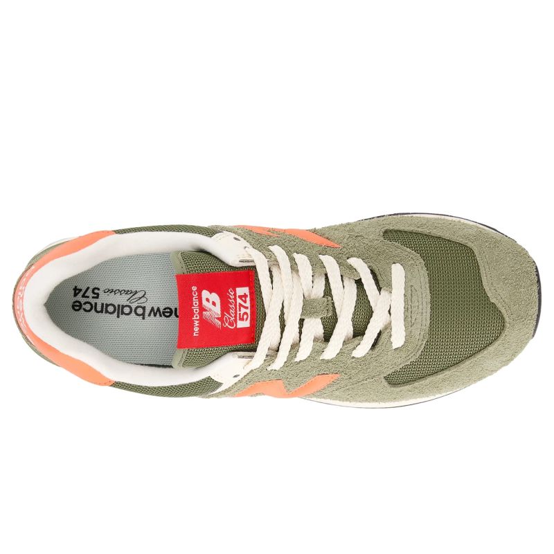 New Balance U574 lifestyle green unisex sneakers (U574BGR)