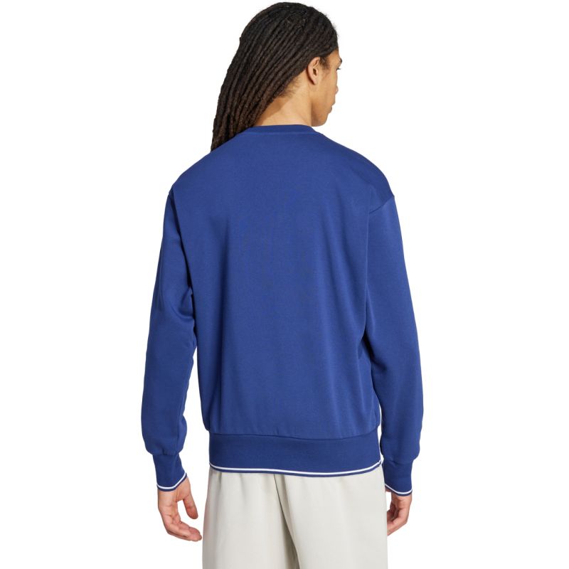 Felpa da uomo adidas Collegiate Blu JM1734