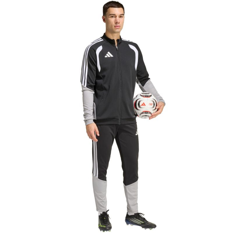 Men's adidas Tiro 26 Competition Training sweatshirt black, gray, and white JX4260
