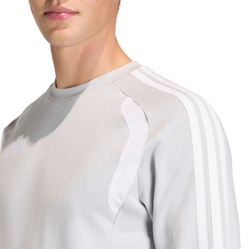 Felpa girocollo adidas Tiro 26 League da uomo grigio chiaro KF3415