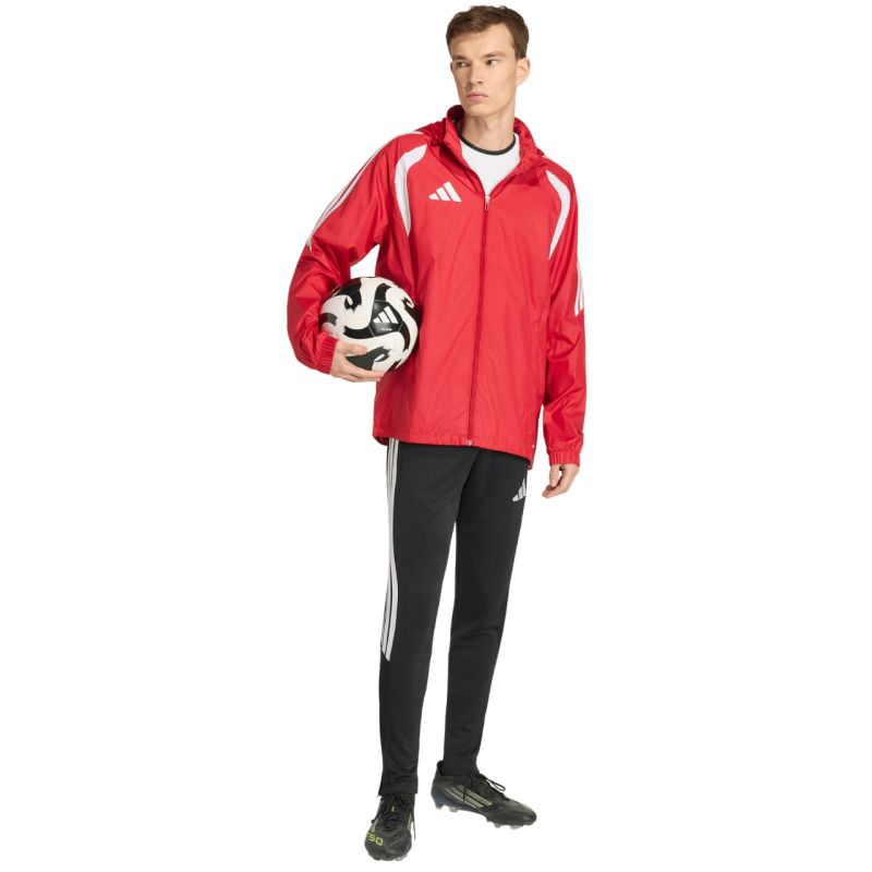 Giacca da uomo adidas Tiro 26 League Windbreaker rossa JY9731