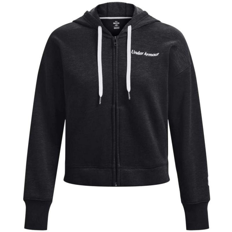Under Armor Essential Fleece Script FZ Hoodie W 1374106-001