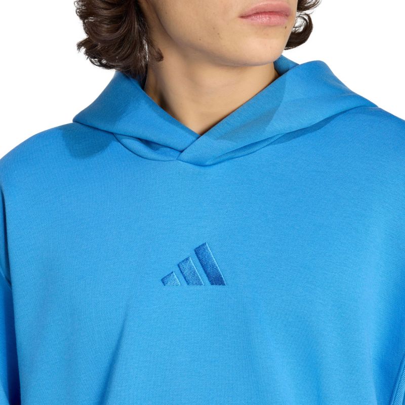 Men's adidas ALL SZN Fleece Hoodie blue KC3182